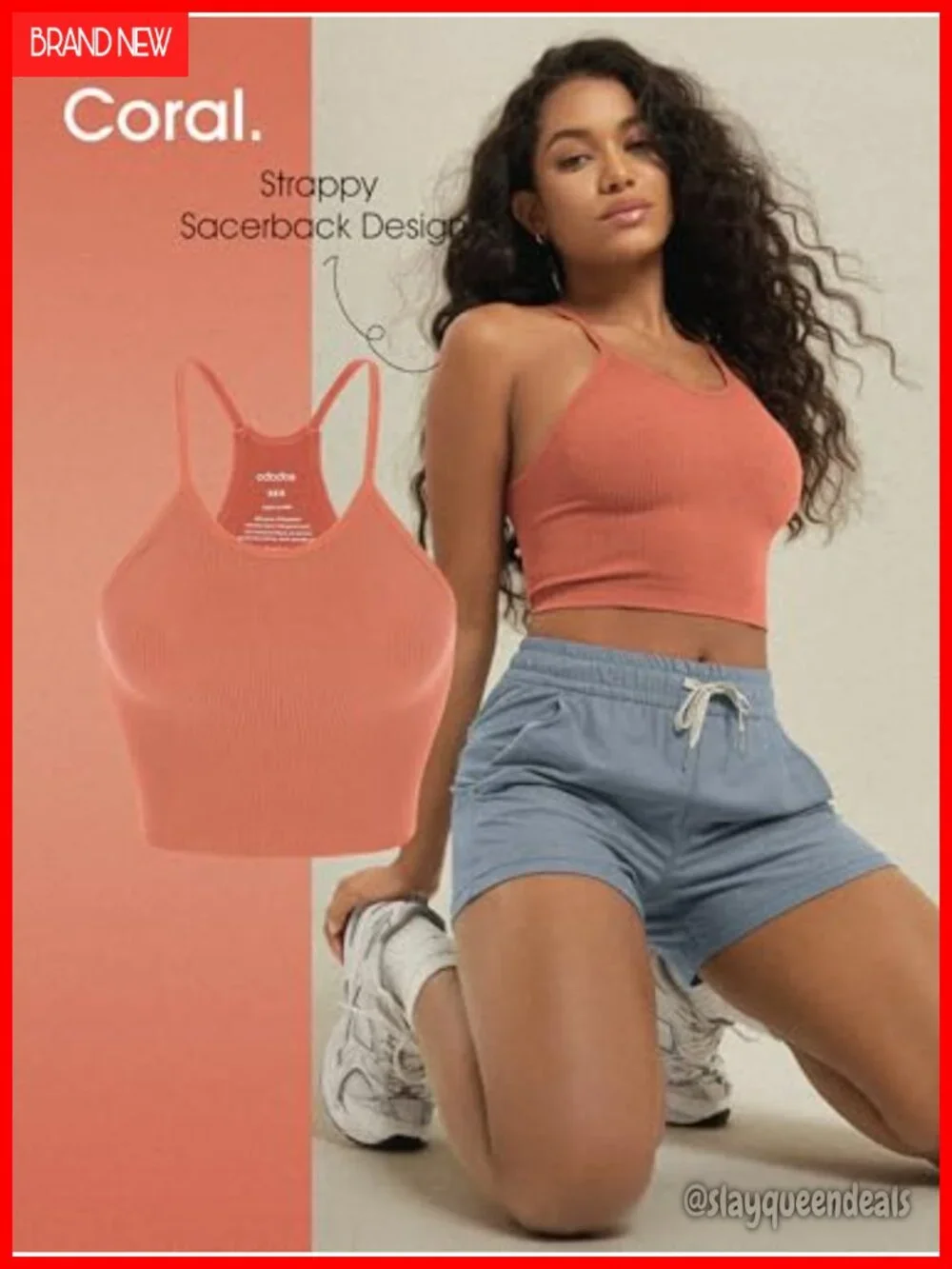 Seamless Rib-Knit Crop Camisole 3-Pack Tank Tops, Stretchy 4-Way